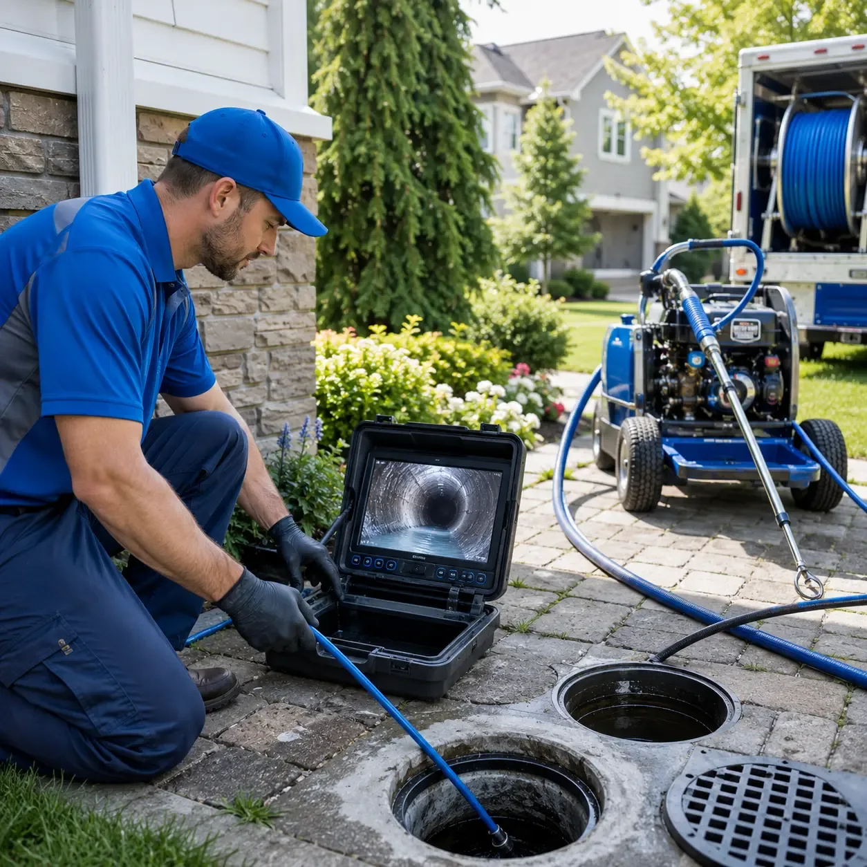 Outdoor drain cleaning professionals serving Reston, VA