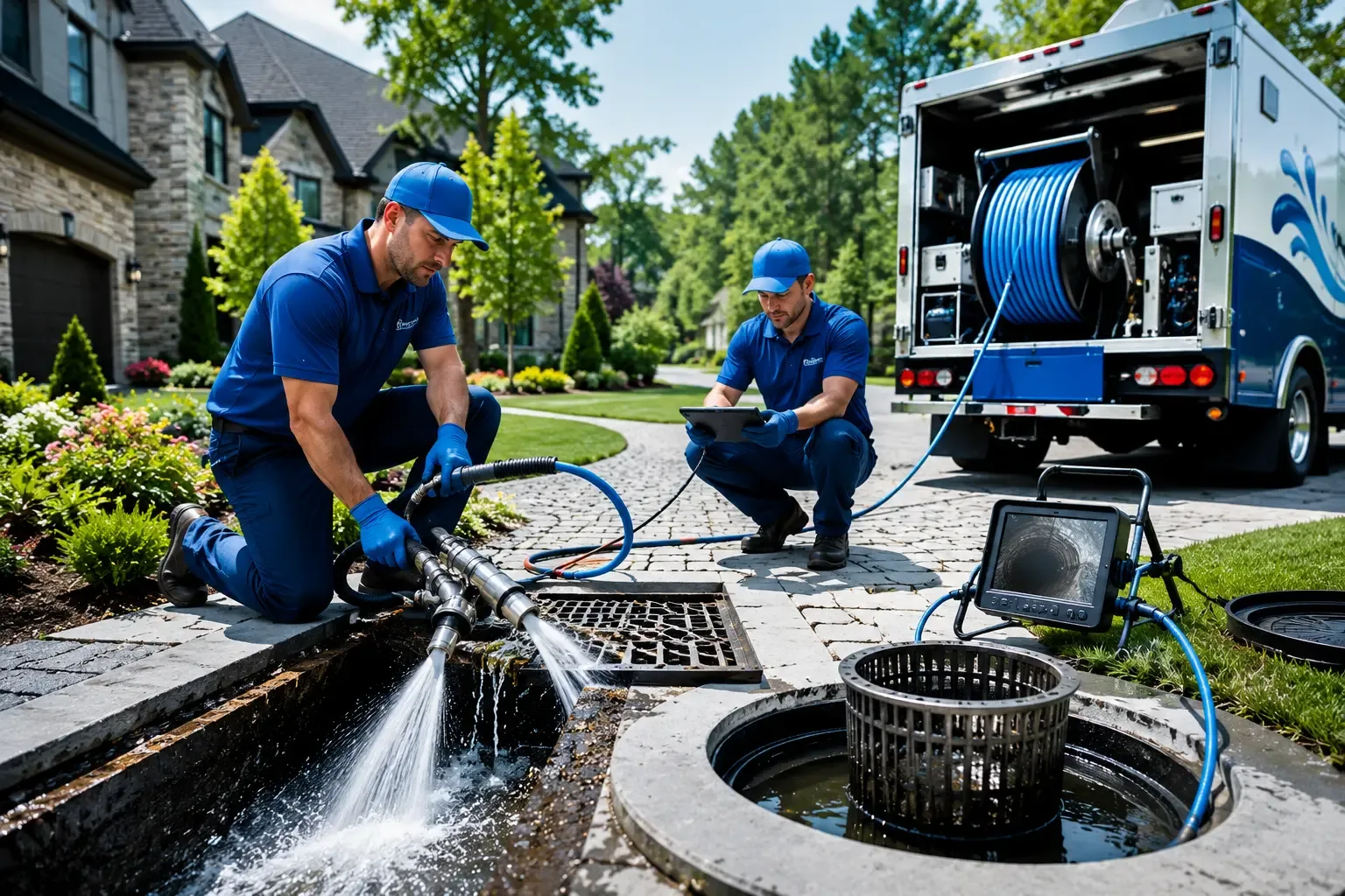 Local outdoor drain cleaning professionals in Reston, VA